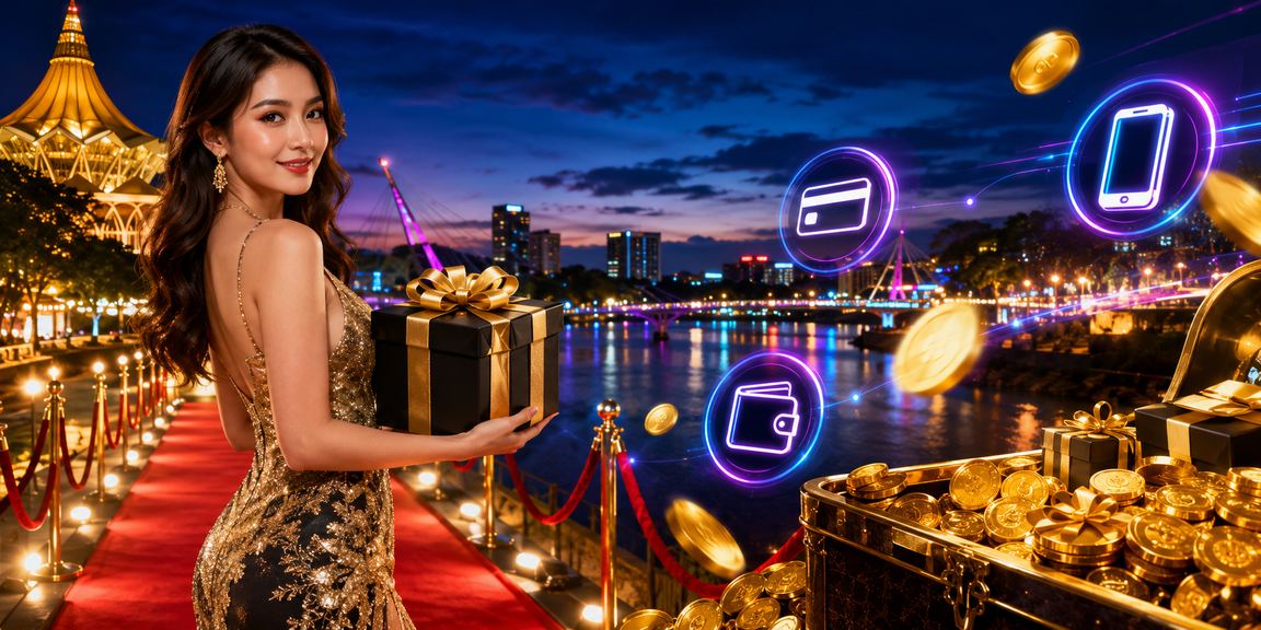 gt500 user from Kuching playing live casino with a local Sarawak backdrop